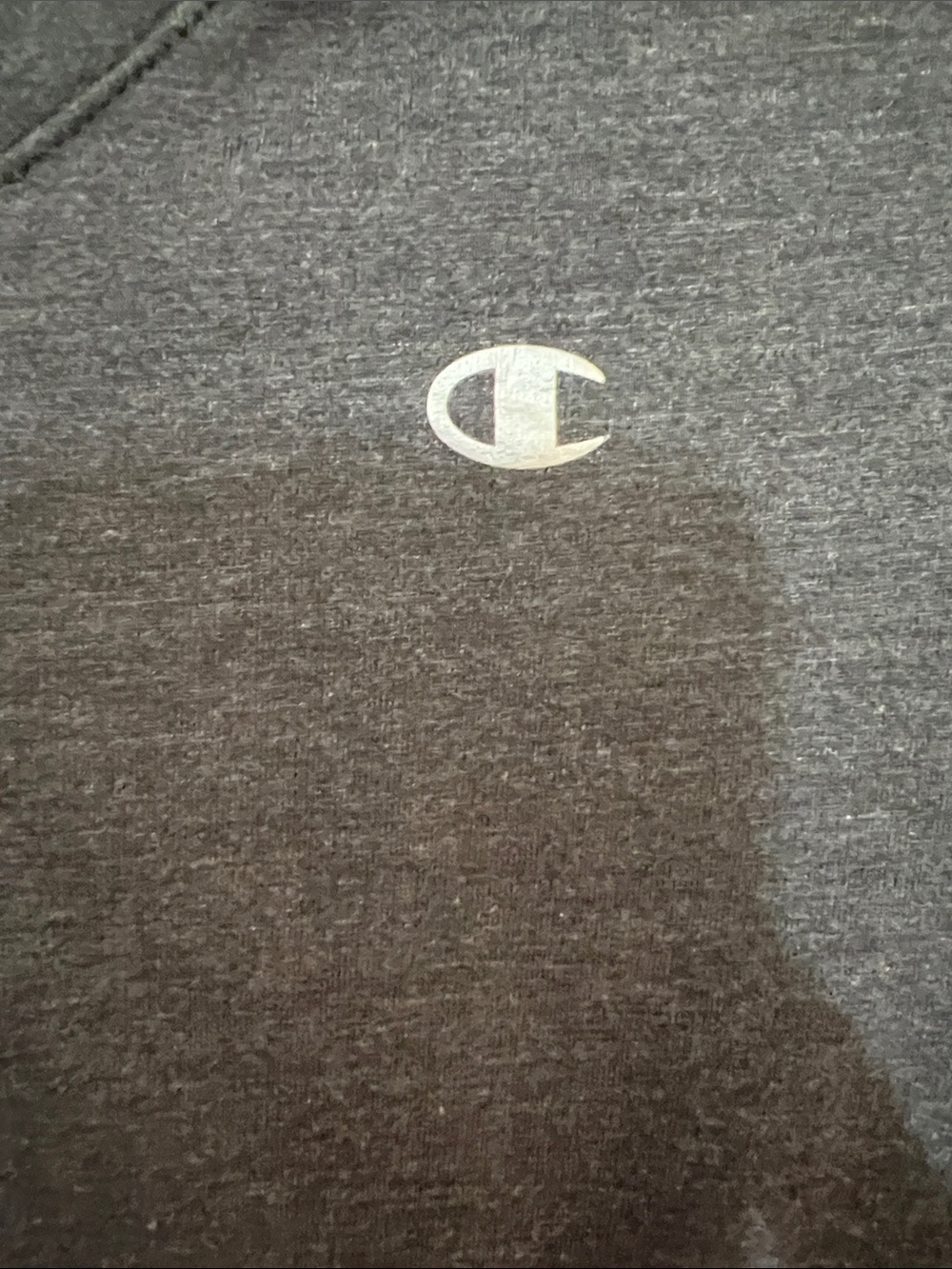 Champion XL Women's Charcoal Power FlexV-Neck Short Sleeve Tee - Picture 4 of 5